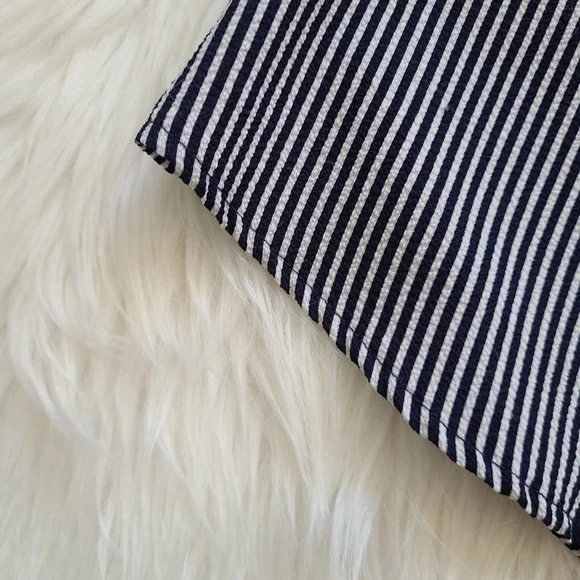 Montaeu Los Angeles Striped Blouce Blue & White - Picture 9 of 14